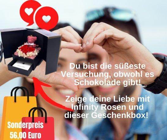 Beste Geschenke für Freundin | romantisches Geschenk | Infinity-geschenkbox