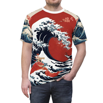 T-Shirt Big Wave Japan Motiv