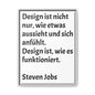 Steven Jobs "Zitat" als Bild mit Rahmen