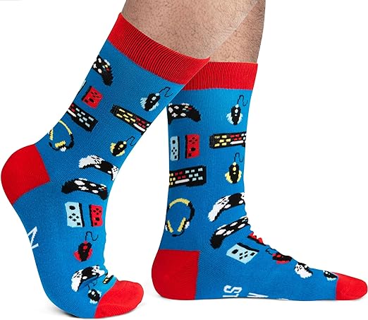 Socken für Gamer - Witziger Artikel für Leute die gerne Videospiele mögen