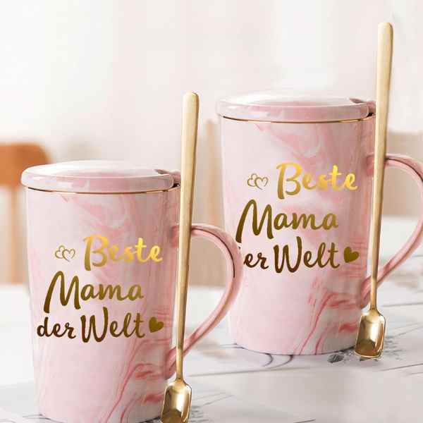 Kaffeebecher Set für die beste Mama der Welt