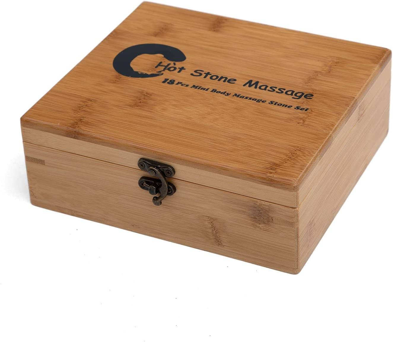 a wooden box with a logo on it