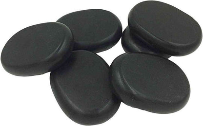 a group of four black round buttons on a white background